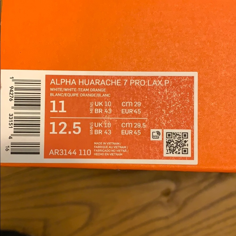 Men’s Nike Alpha Huarache Lacrosse Cleats